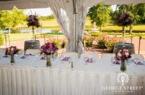 Head Table Lake Patio Backdrop