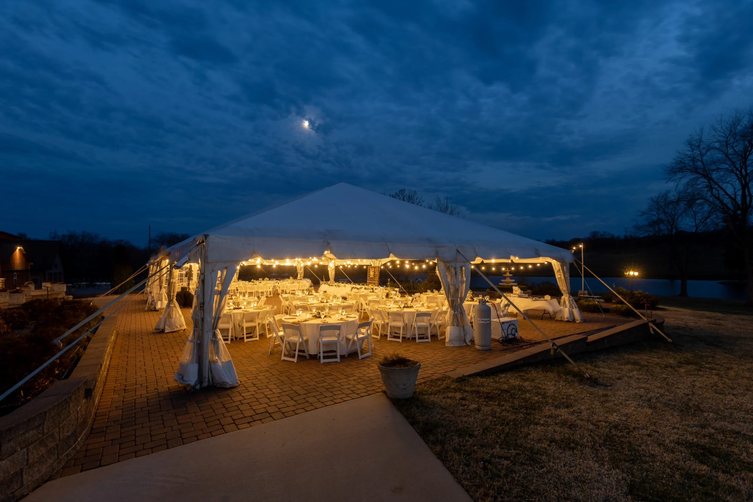 Wedding setting at Villa Antonio Winery