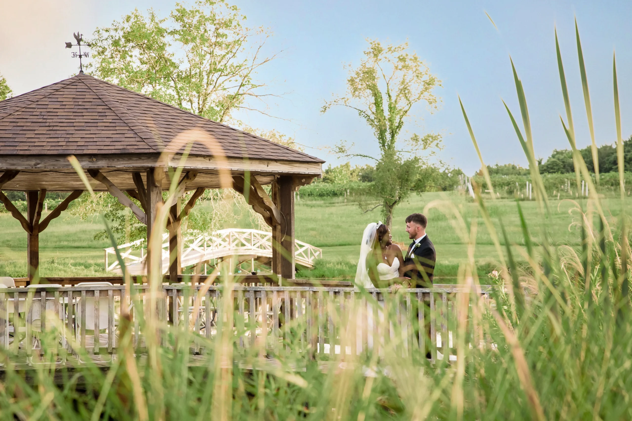Wedding portraits on the Villa Antonio property