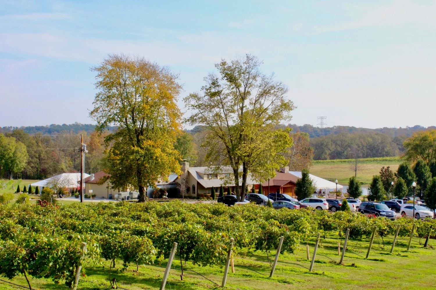 Villa Antonio Winery grounds in Hillsboro Missouri